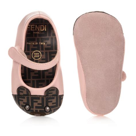 pink fendi baby shoes|fendi baby onesie.